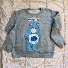 Handmade Care Bears Grumpy Bear Keepsake Sweatshirt, Women  s Small