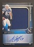 2025 Silhouette Jeff Saturday Jersey Patch Auto #d /199 Autograph Colts SA-JSY