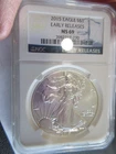 2015 NGC Silver Eagle S$1 * MS69 *  EARLY RELEASES * #3982217-270