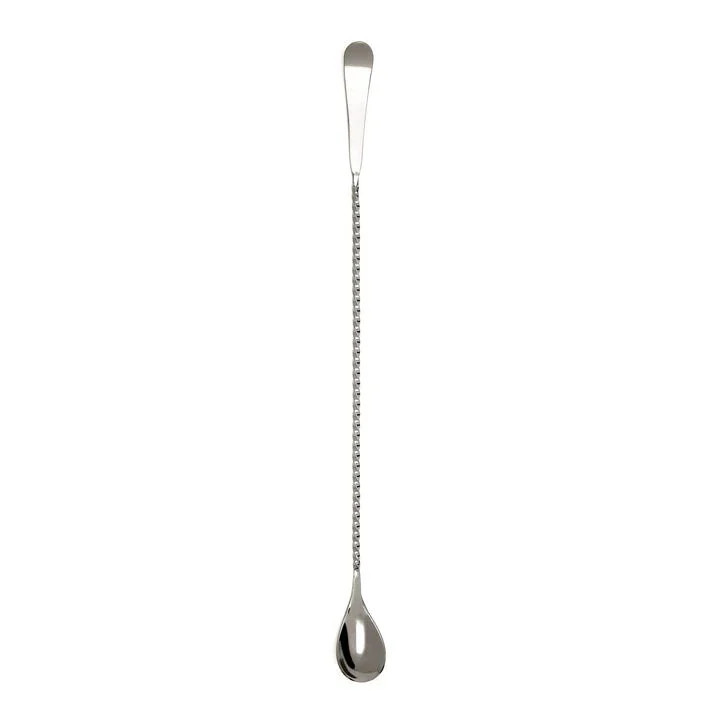 Cuillère à cocktail HOFFMAN en acier inoxydable brillant 33.5cm