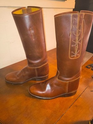 Riding Boots, El Resero, Polo Boots, Leather, Mens size 8, womens size 9.5, Lush