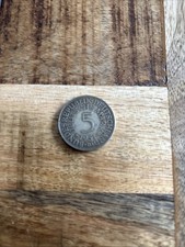 5 DM - Deutsche Mark - Münze - Silberadler - 1951 D - Heiermann