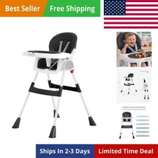 TableTalk 2-in-1 High Chair for Baby Toddler Convertible High Chair to Ju...