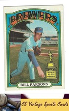 1972 Topps #281 Bill Parsons ROOKIE