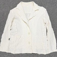 USED ISSEY MIYAKE ME JACKET WHITE CAULIFLOWER GOOD