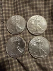 4 2011 American Silver Eagles 1 OZ, .999 FINE