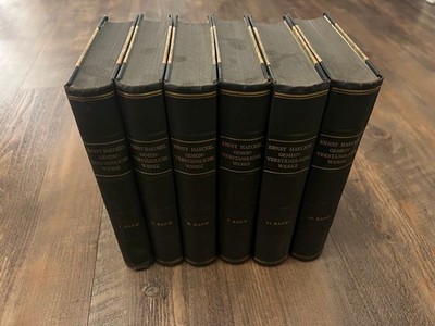 Ernst Haeckel. Gemeinverständliche Werke. Band 1 - 6