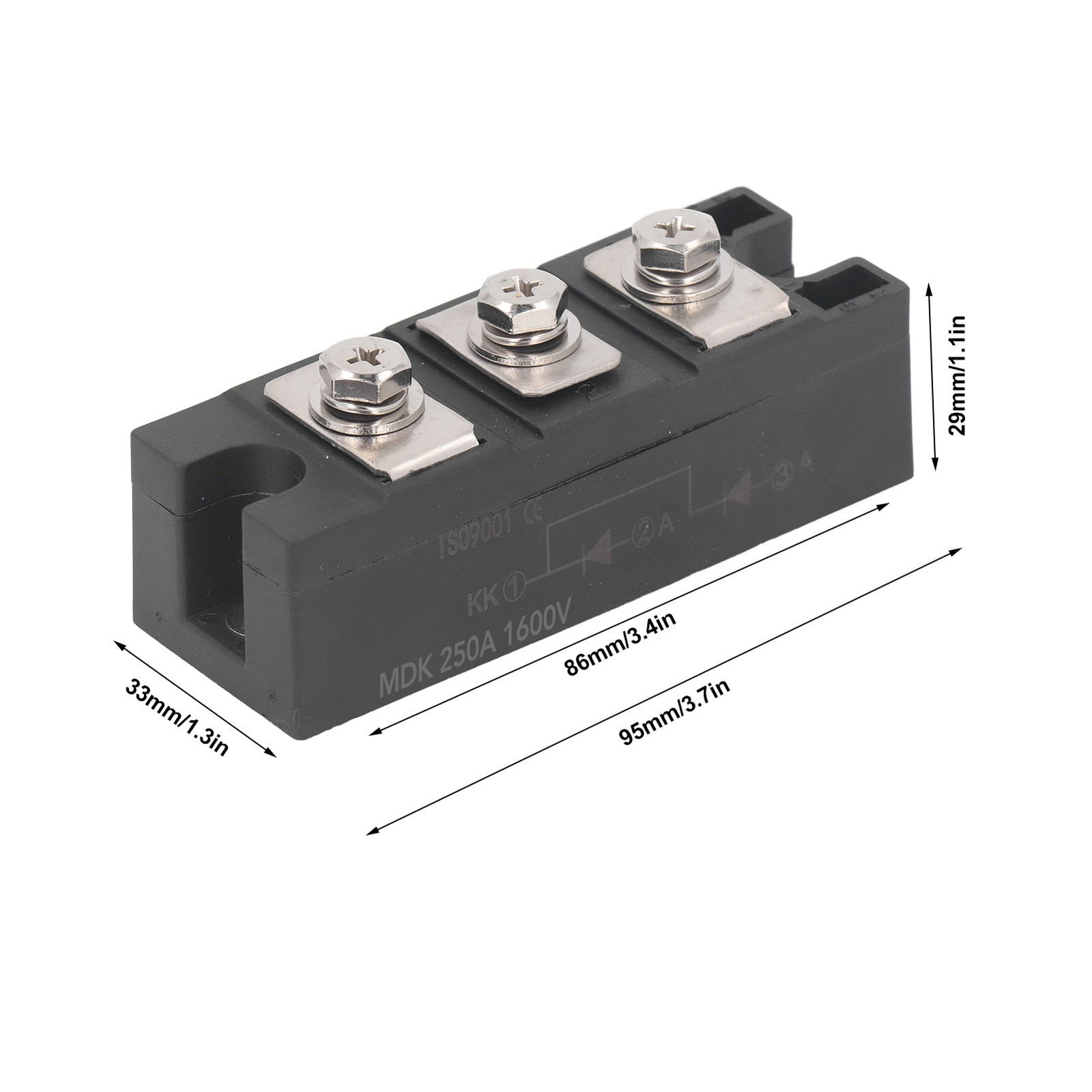 High Efficiency Common Cathode Module Rectifier Diode For Photovoltaic DC Syste