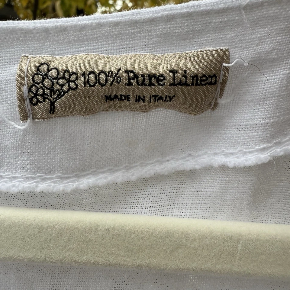 Vestido/Cubre/Túnica 100 % Lino Puro Grande Lagenlook, Talla Única, Bolsillos Boho Foto 3 de 4