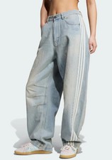 adidas Originals Adilenium Season 3 Banana Denim Pants Women JX9212 NWT