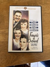 Four's a Crowd (DVD, 1938) Like New. FREE SHIPPING