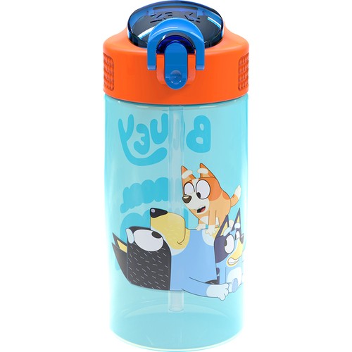 Zak BLUA-T121 Bluey, 16 унций Полипропиленовая бутылка с соломинкой