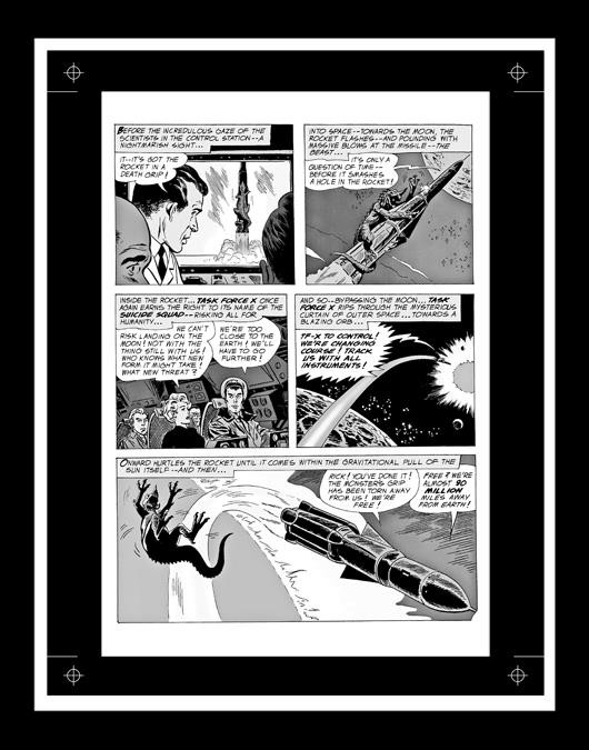 Ross Andru Brave and the Bold #25 Suicide Squad Rare Production Art Pg 23 Mono