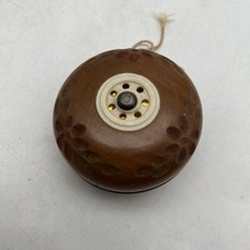 Vtg Wooden Yo Yo Carved Wooden Toy