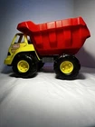 Vintage Plastic Tonka Jr. Dump Truck Red & Yellow 2002