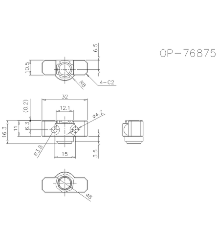 1pcs KEYENCE OP-76875 New - Picture 2 of 2