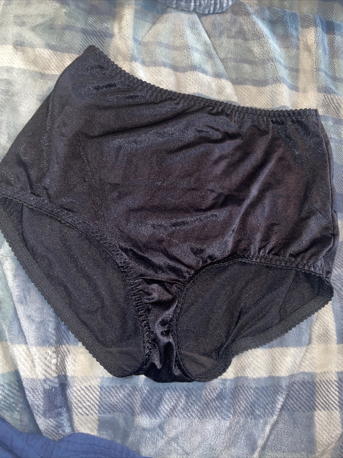 Vassarette Black Second Skin 2XL Bikini Panties Underwear Shapewear Hi