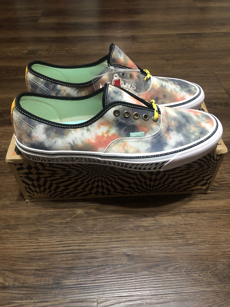 VANS × ARIES AUTHENTIC LX タイダイ 23cm Vans Aries OG Authentic LX Tie Dye Men's sz 13 VN0A4BV9YZC