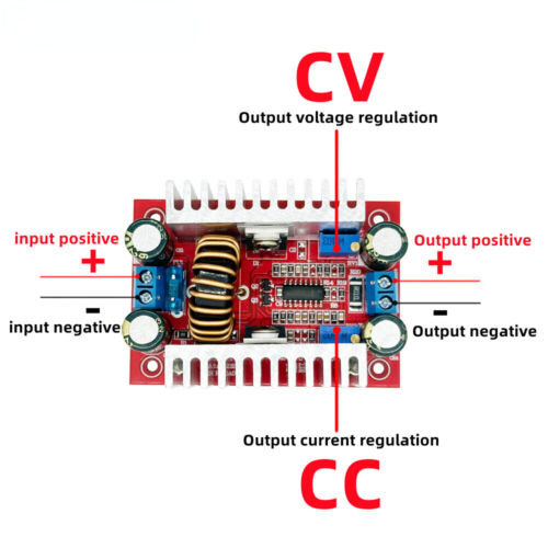 Controlador LED de fuente de alimentación de corriente constante convertidor DC 400W 15A Step-up Boost - Imagen 1 de 6