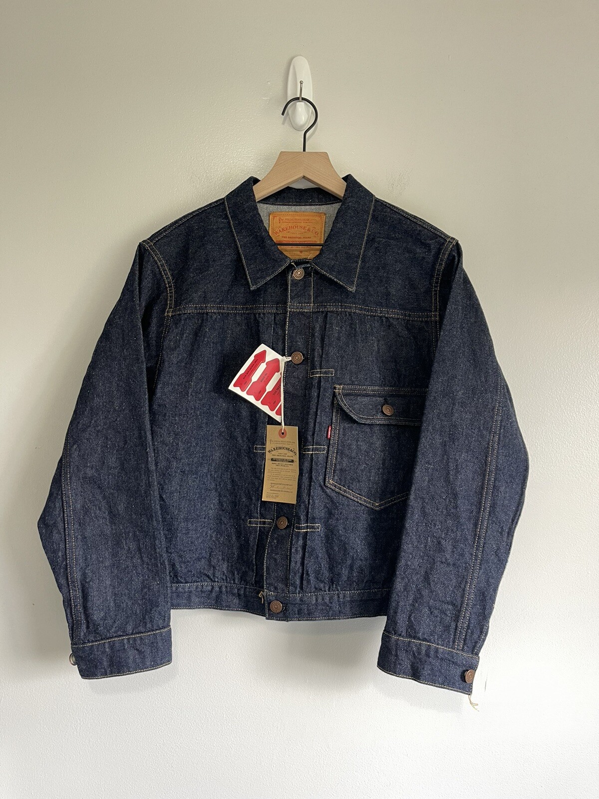 WAREHOUSE JAPAN Lot 2001XX 2000XX Late 1940's to 1950 Copper TYPE 1 DENIM JACKET 正規商品販売店 WAREHOUSE 2nd-hand 2002 DENIM JACKET 40 Gジャン/デニムジャケット