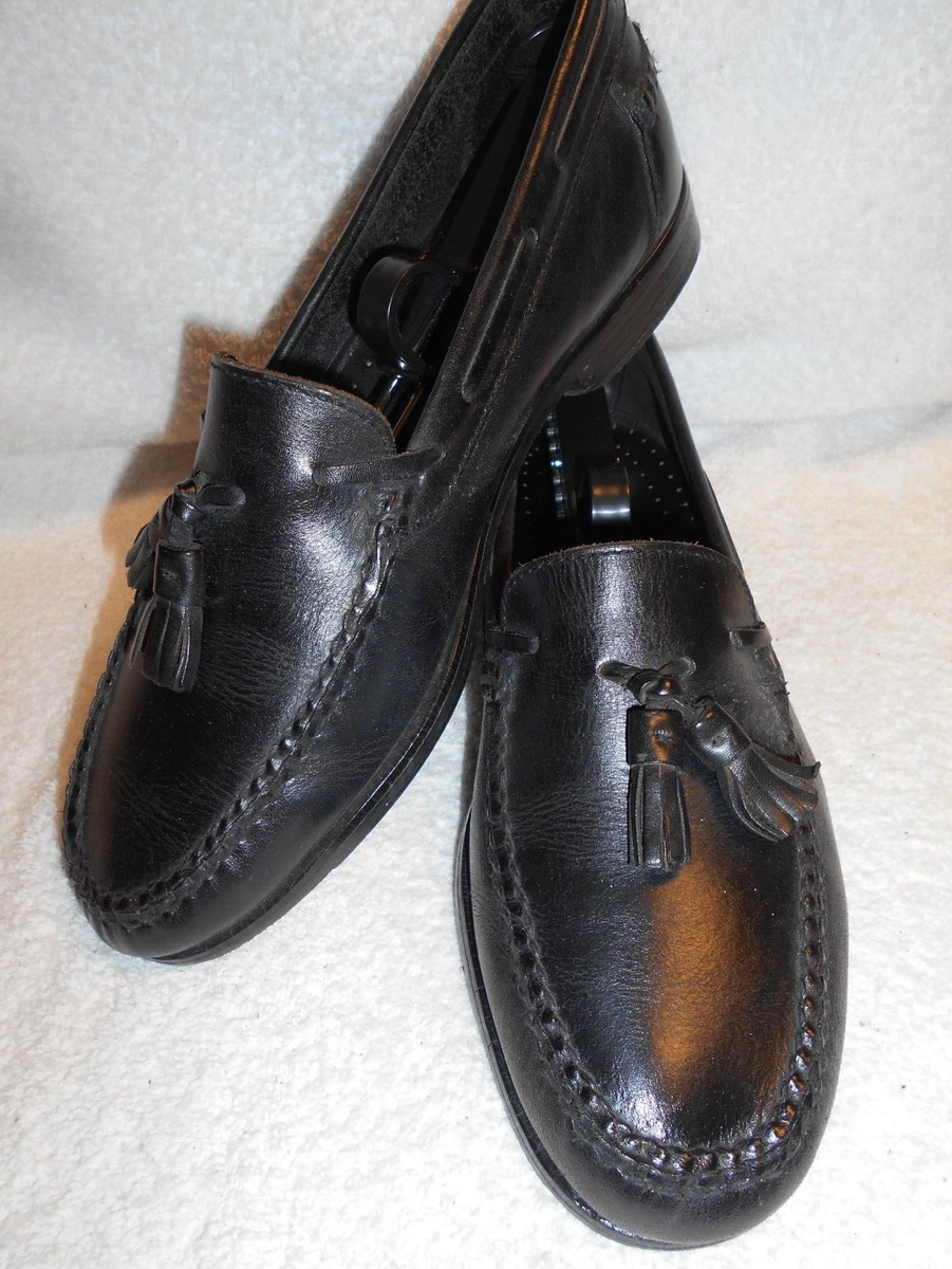 U-Dot Men\'s Leather Tassel Loafer All Black Made in Japan Size 9 U-Dot Men main image 4