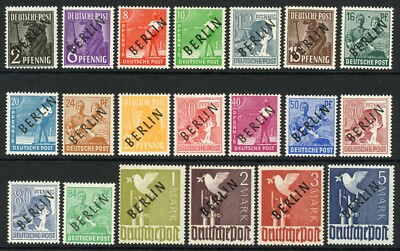 Germany / Berlin 1948 SG.B1-B20 U/M