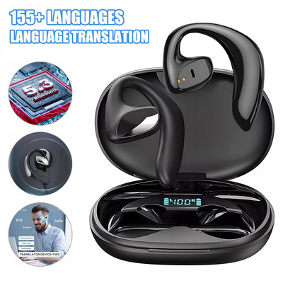 Smart Translator Earbuds 155 Languages High Accuracy Wireless Bluetooth Two Way