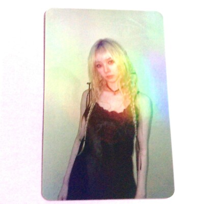 KARINA Aespa TCG 0411 Blonde braids black camisole Foil KPOP IDOL