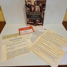 Thurgood Marshall American Revolutionary Juan Williams Press Release 1st Edition