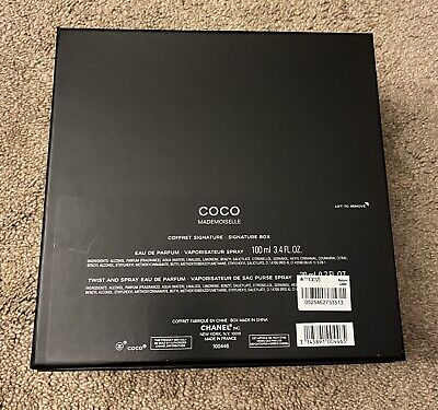 New Coco Chanel Mademoiselle Gift Box Set Eau De Parfum 3.4 New Coco Chanel Mademoiselle Gift Box Set Eau De Parfum 3.4
