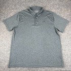 Under Armour The Golf Polo Shirt Gray 1351131 Mens 2XL XXL