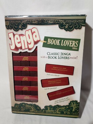Jenga For Book Lovers Edition USAOPOLY 2011