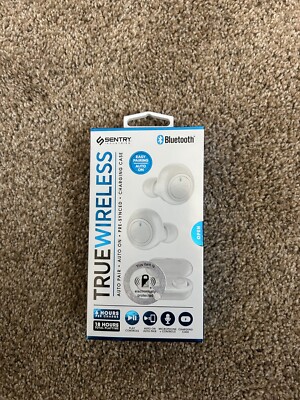 Sentry Bluetooth True Wireless Earbuds with Portable Charging Case BT980W