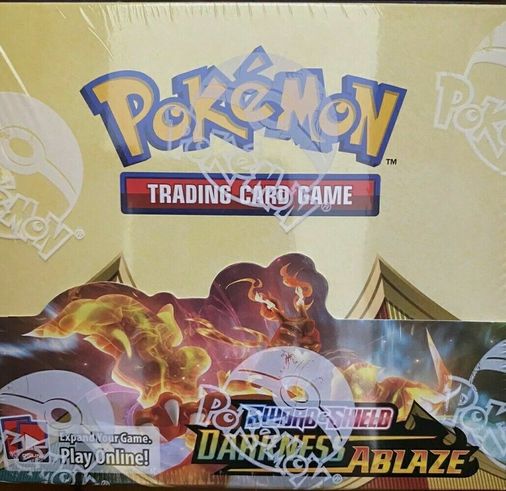 darkness ablaze booster box tcg Pokemon TCG Sword & Shield Darkness Ablaze Booster Box – PokeWayne main image 0