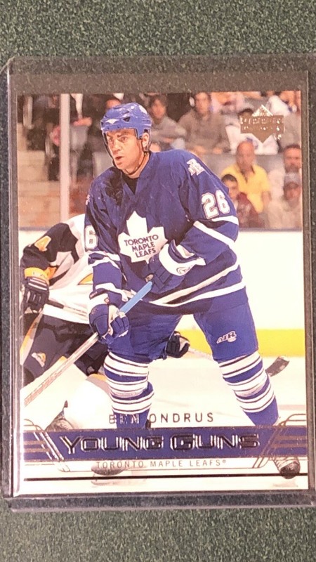 2006/07 UD Young Guns ROOKIE #244 Ben Ondrus     Toronto Maple Leafs     MINT!!!