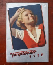 VOIGTLANDER 1938 PRODUCT CATALOG WITH PRICE LIST/cks/191769