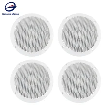 (4) Genuine Marine Two-Way 6" 80w aterproof Wake Board Marine Boat Speakers