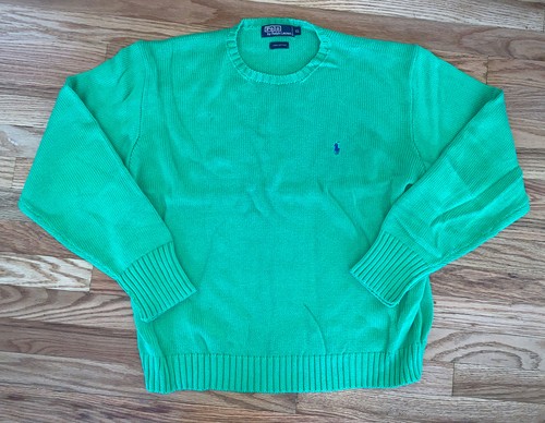 Crew Neck Green Holly Jolly Sweater XL 