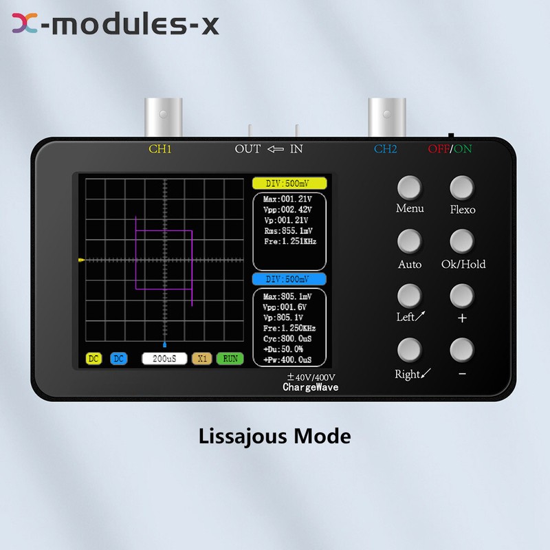 Digital Oscilloscope 10MHz Bandwidth Dual Channel Oscilloscope Signal Generator