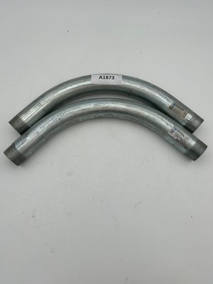 (Lot of 2)Centaur Electrical 90Deg Elbow  Connection Rigid Metal Conduit  1-1/2''