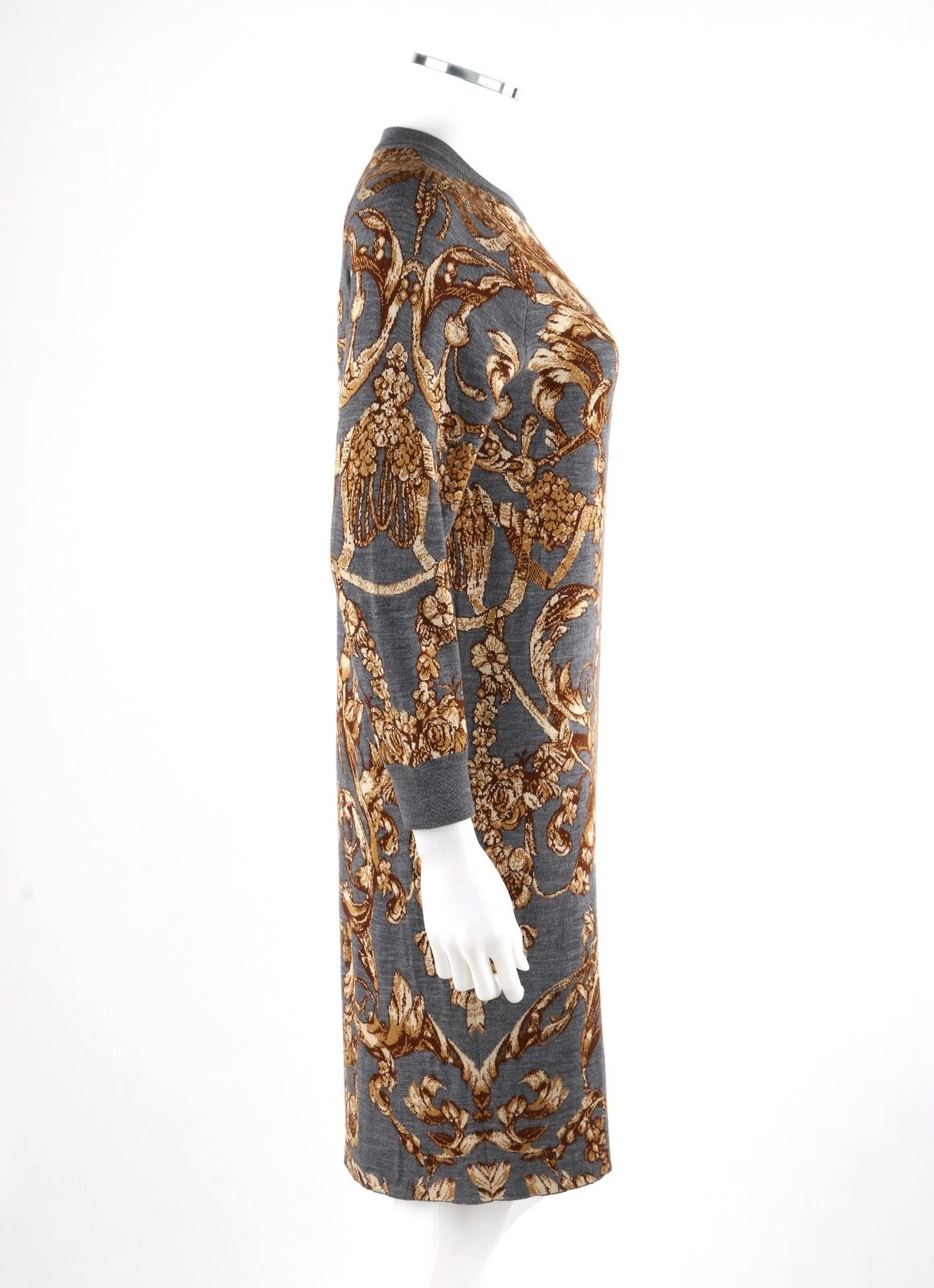 ALEXANDER MCQUEEN Abito lavorato a maglia gibboni sorridenti McQUEEN c.2010 ""Angeli e Demoni