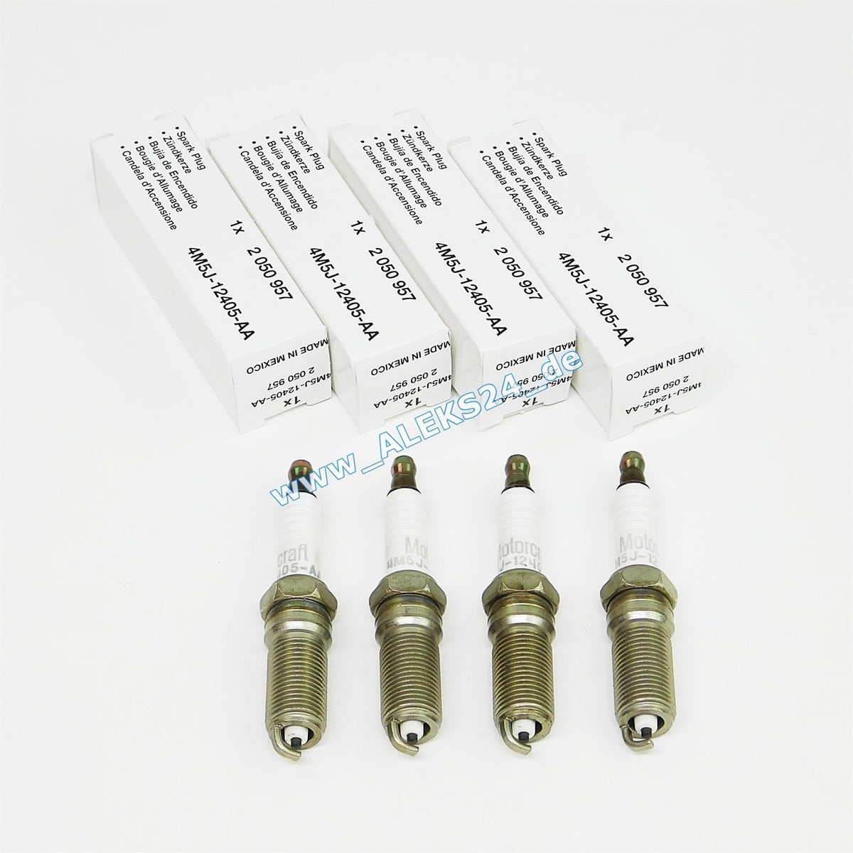 Kit 4 Candele Originali Ford Motorcraft OE 2050957 B-max / C-max - Foto 8