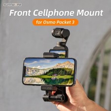 Front Cell Phone Holder Adapter Clamp For DJI Osmo Pocket 3 Camera Accessories
