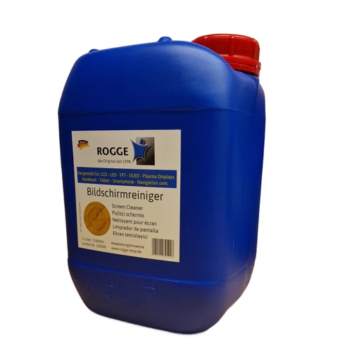 5.Liter ROGGE Bildschirmreiniger Nachfüllkanister - inkl. Abfüllhahn DIN51
