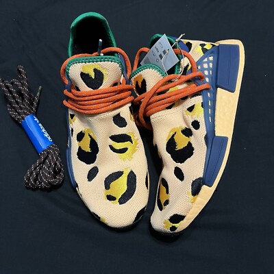 adidas Pharrell x NMD Human Race Animal Print Pulse Amber Mens