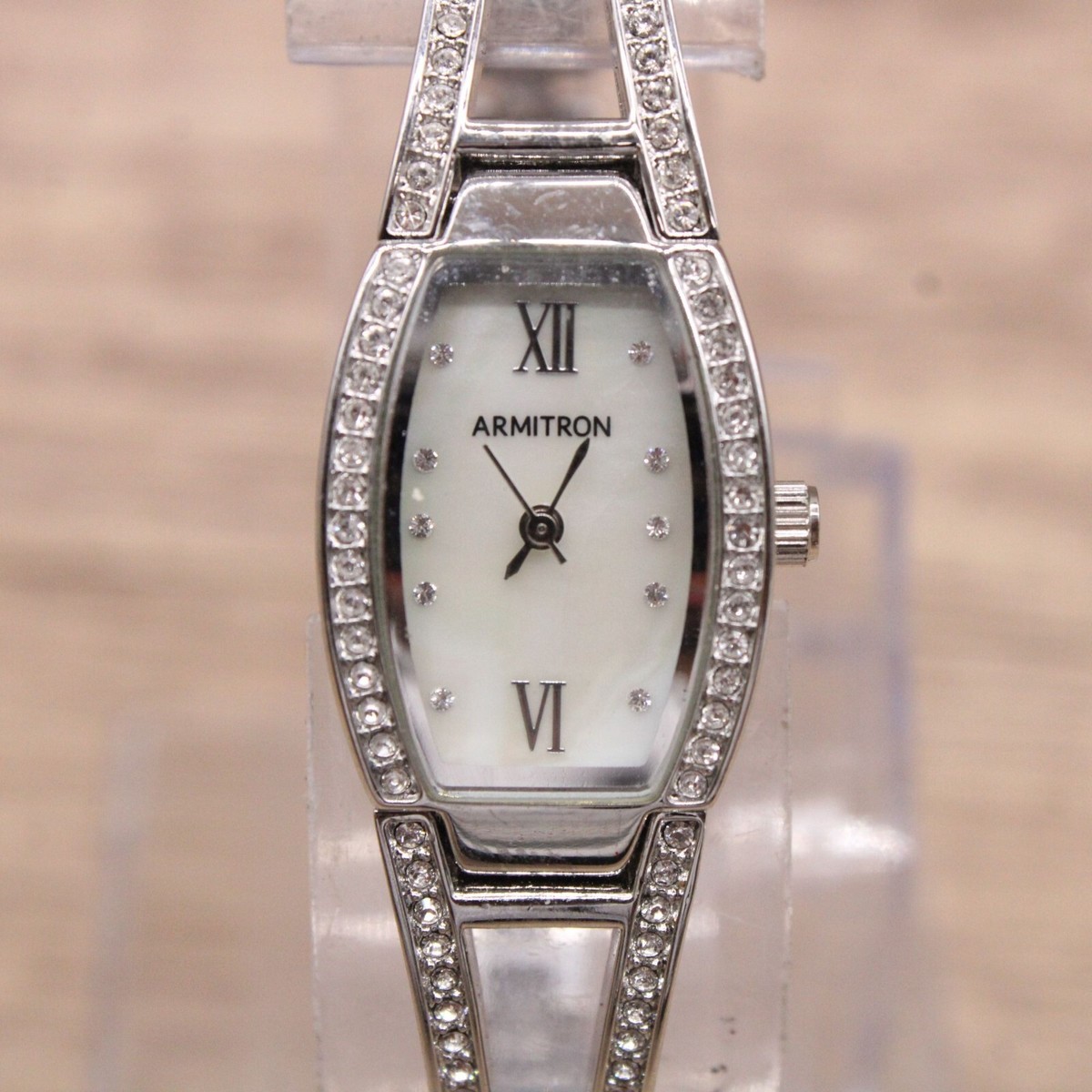 Armitron Watch Womens Silver Tone Stainless Steell Armitron Watch Womens Silver Tone Stainless Steell