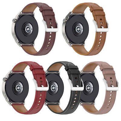 For Huawei watch GT3 pro Replacement 22mm 20mm Leather Watch Strap