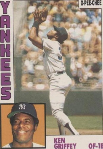 1984 O Pee Chee #306 Ken Griffey Sr. NM/NM+ New York Yankees 18449