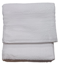 WHITE HOTEL SOFT QUALITY 500GSM BATH SHEETS 100% COTTON  SIZE 90X150CM 24 PIECES