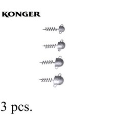 Konger Corkscrew ,Heads screw in jig heads.predator,tackle,lure,rage, westin,jig